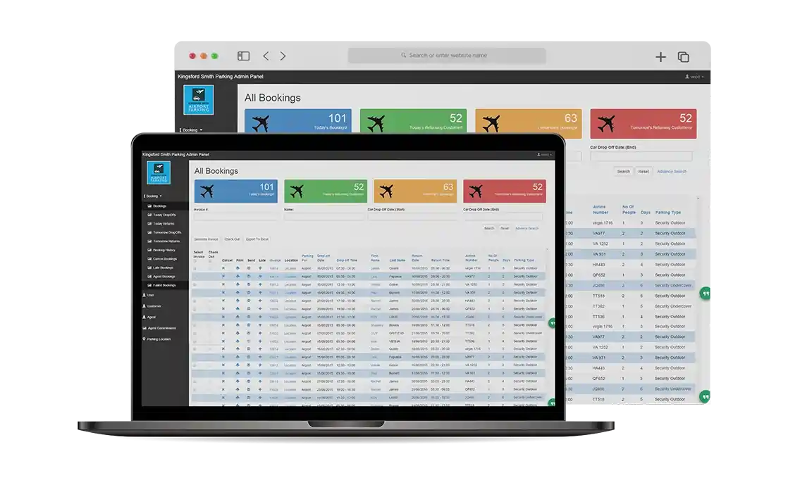 Airport Parking Operator Booking System - 03