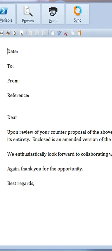Business Letters Template Manager - 01