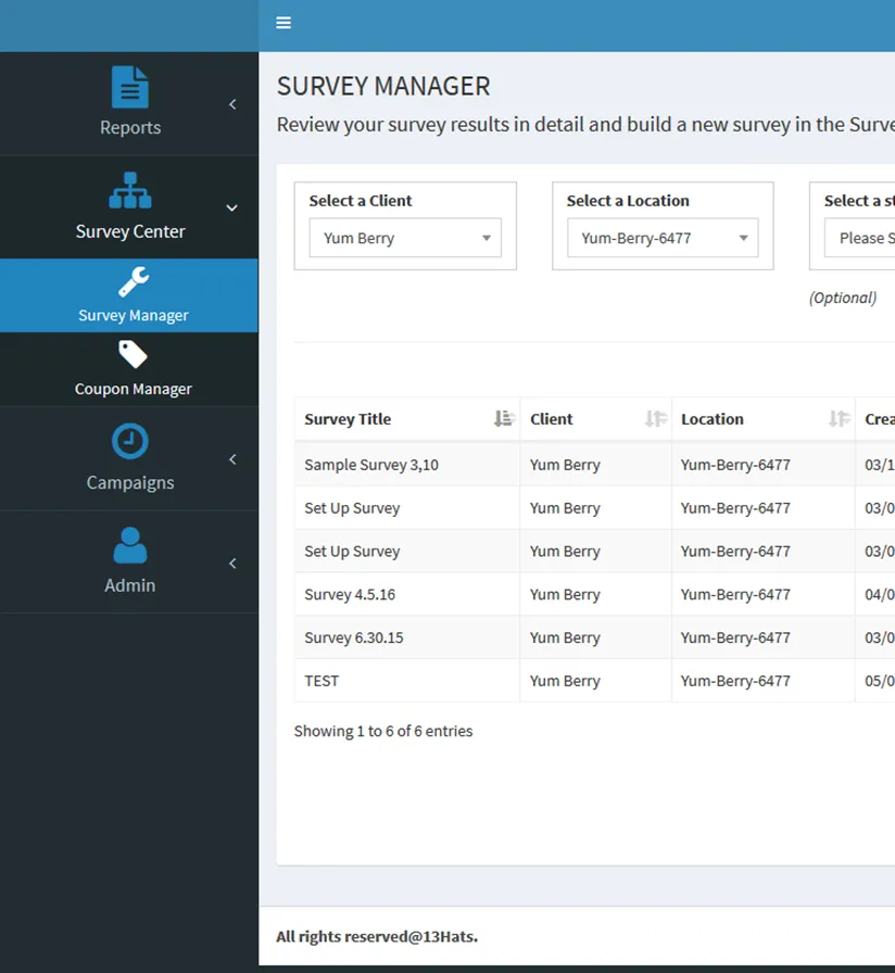 Survey Management System - 02