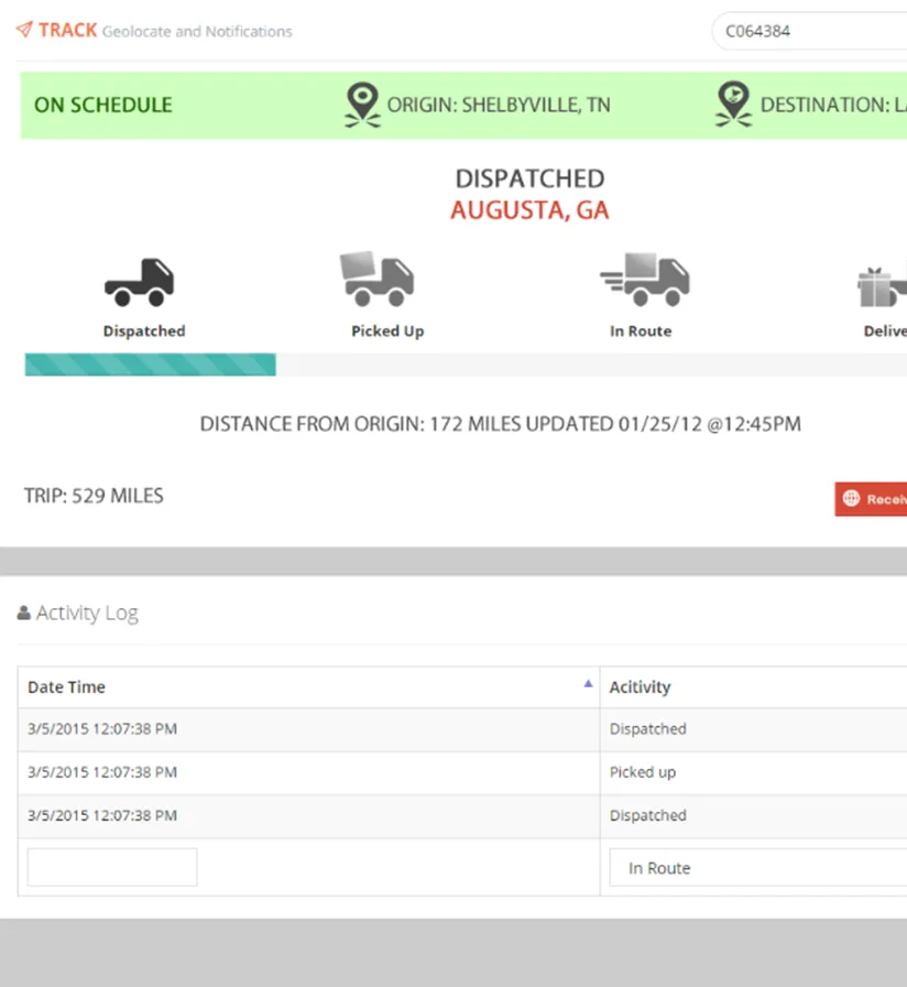 Transportation and Logistics Management System - 02